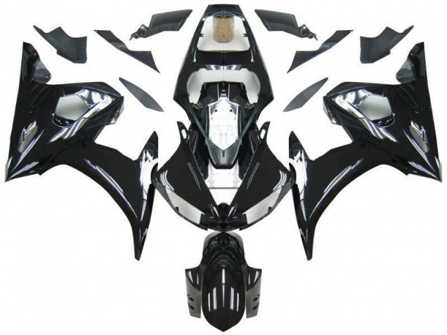 03-05 Black Yamaha YZF R6 Full Motorcycle Fairing Kits 03-05 Black Yamaha YZF R6 Full Motorcycle Fairing Kits