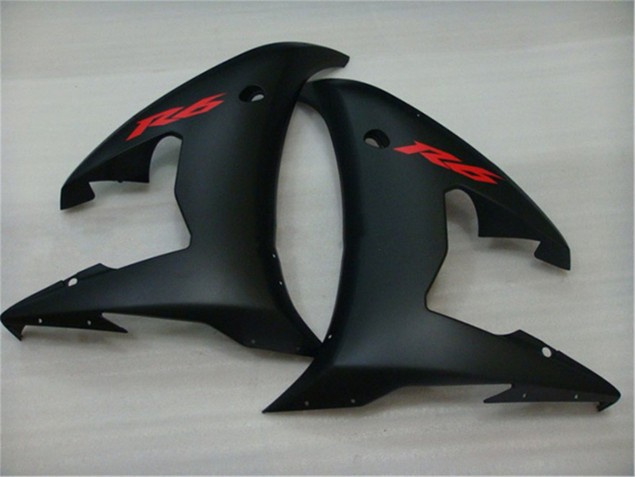 03-05 Black Yamaha YZF R6 Motorcycle Bodywork 03-05 Black Yamaha YZF R6 Motorcycle Bodywork