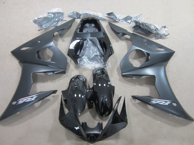 03-05 Black Yamaha YZF R6 Motorcycle Fairing Kits 03-05 Black Yamaha YZF R6 Motorcycle Fairing Kits