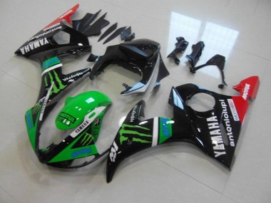 03-05 Green Monster Yamaha YZF R6 Motorcycle Fairings