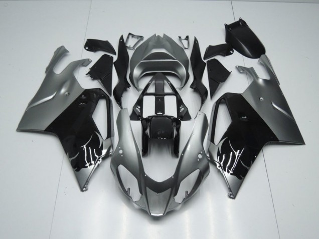 03-06 Grey and Black Aprilia RSV1000 Motorcycle Fairings 03-06 Grey and Black Aprilia RSV1000 Motorcycle Fairings