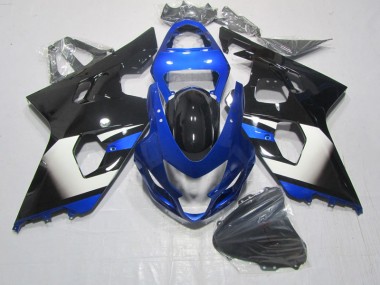 04-05 Black Blue Suzuki GSXR 600 Motorcycle Fairings