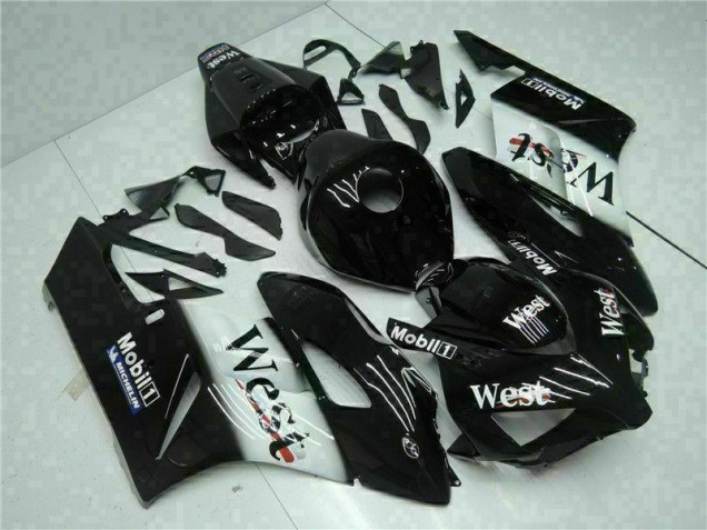 04-05 Black West Honda CBR1000RR Motorcycle Fairings 04-05 Black West Honda CBR1000RR Motorcycle Fairings