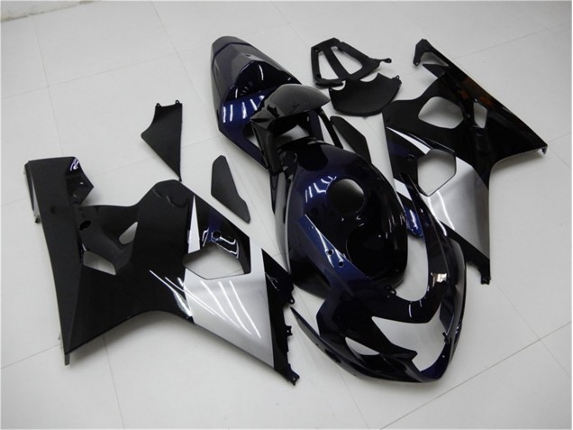 04-05 Blue Silver Suzuki GSXR 600/750 Motorcycle Fairings 04-05 Blue Silver Suzuki GSXR 600/750 Motorcycle Fairings