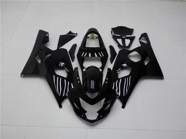 04-05 Glossy Black Suzuki GSXR 600/750 Motorcycle Fairings 04-05 Glossy Black Suzuki GSXR 600/750 Motorcycle Fairings