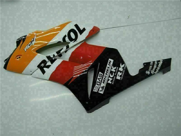 04-05 Orange Black Repsol Honda CBR1000RR Motorcycle Bodywork 04-05 Orange Black Repsol Honda CBR1000RR Motorcycle Bodywork