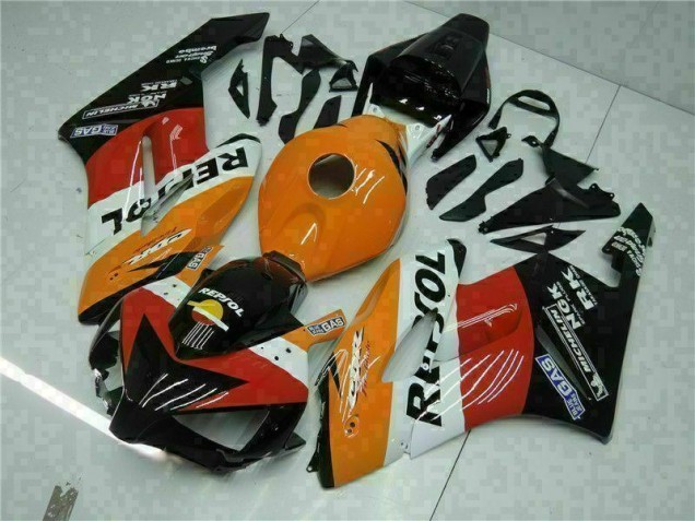 04-05 Orange Black Repsol Honda CBR1000RR Motorcycle Fairings