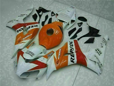 04-05 Orange White Repsol Honda CBR1000RR Motorcycle Fairings