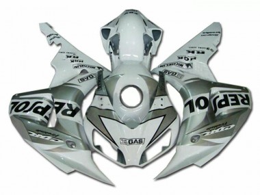 04-05 Silver Repsol Honda CBR1000RR Motorcycle Fairing