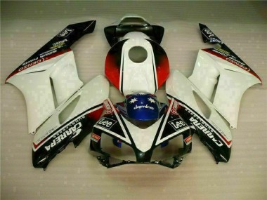 04-05 White Black Honda CBR1000RR Motorcycle Fairings