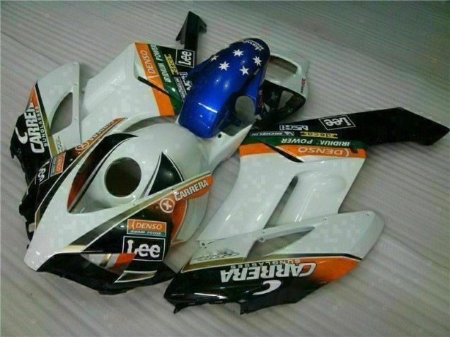 04-05 White Blue Honda CBR1000RR Motorcycle Fairings 04-05 White Blue Honda CBR1000RR Motorcycle Fairings