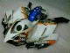 04-05 White Blue Honda CBR1000RR Motorcycle Fairings 04-05 White Blue Honda CBR1000RR Motorcycle Fairings