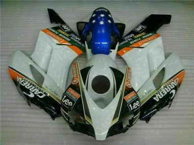 04-05 White Blue Honda CBR1000RR Motorcycle Fairings