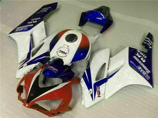 04-05 White Blue Red Honda CBR1000RR Motorcycle Fairings 04-05 White Blue Red Honda CBR1000RR Motorcycle Fairings