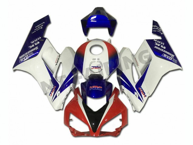 04-05 White Blue Red Honda CBR1000RR Motorcycle Fairings 04-05 White Blue Red Honda CBR1000RR Motorcycle Fairings