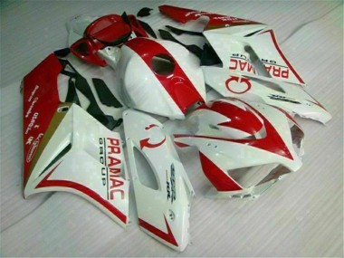 04-05 White Red Honda CBR1000RR Motorcycle Fairing Kits & Plastic