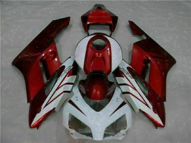 04-05 White Red Honda CBR1000RR Motorcycle Fairings