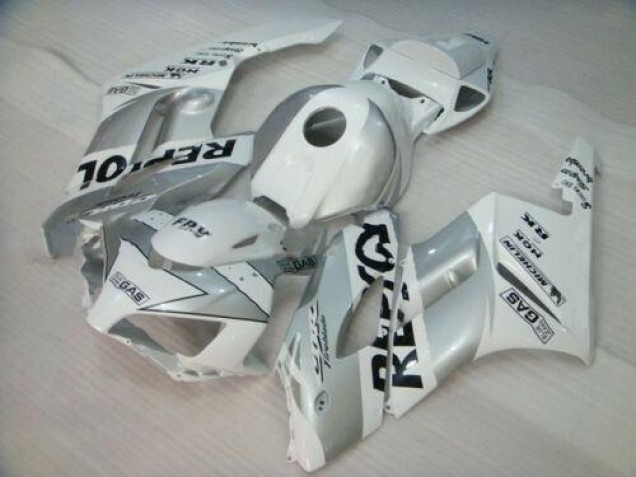 04-05 White Silver Black Repsol Honda CBR1000RR Motorcycle Fairing 04-05 White Silver Black Repsol Honda CBR1000RR Motorcycle Fairing