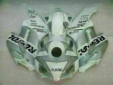 04-05 White Silver Repsol Honda CBR1000RR Motorcycle Fairings