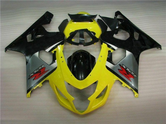 04-05 Yellow Black Suzuki GSXR 600/750 Motorcycle Fairing 04-05 Yellow Black Suzuki GSXR 600/750 Motorcycle Fairing