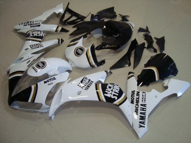 04-06 Black Gold White Yamaha YZF R1 Motorcycle Fairings