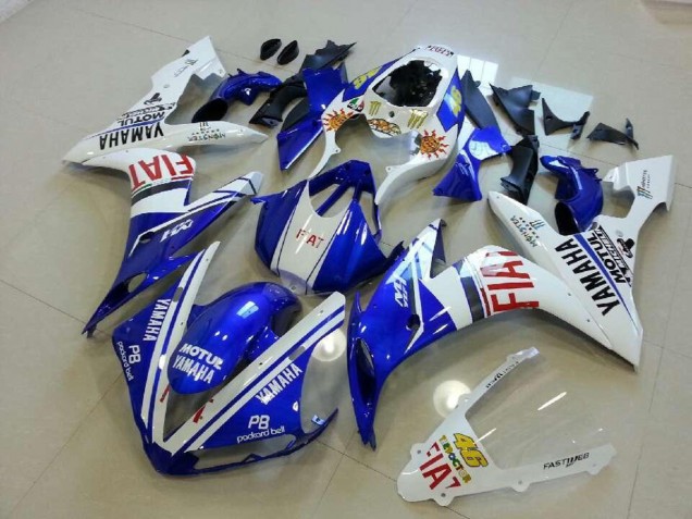 04-06 Blue White Red Yamaha YZF R1 Motorcycle Fairings 04-06 Blue White Red Yamaha YZF R1 Motorcycle Fairings