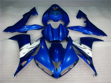 04-06 Blue White Yamaha YZF R1 Motorcycle Fairing