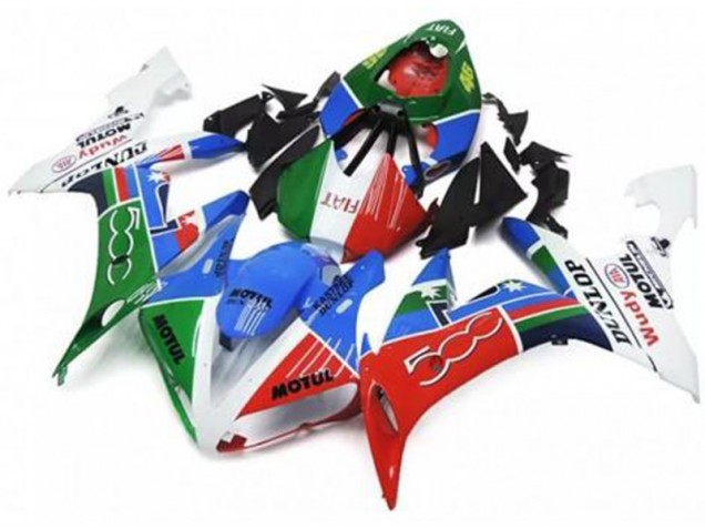 04-06 Green Red Blue White Yamaha YZF R1 Motorcycle Fairings 04-06 Green Red Blue White Yamaha YZF R1 Motorcycle Fairings