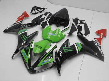 04-06 Monster Green Yamaha YZF R1 Motorcycle Fairings