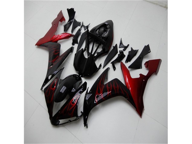 04-06 Red Black Yamaha YZF R1 Motorcycle Fairing 04-06 Red Black Yamaha YZF R1 Motorcycle Fairing