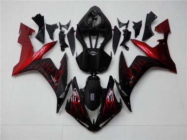 04-06 Red Black Yamaha YZF R1 Motorcycle Fairing