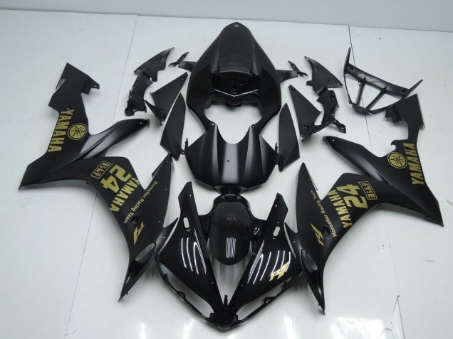 04-06 Red Matte Black Gold Yamaha YZF R1 Motorcycle Fairings 04-06 Red Matte Black Gold Yamaha YZF R1 Motorcycle Fairings