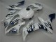 04-06 White Blue Flame Yamaha YZF R1 Motorcycle Fairings 04-06 White Blue Flame Yamaha YZF R1 Motorcycle Fairings
