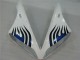 04-06 White Blue Flame Yamaha YZF R1 Motorcycle Fairings 04-06 White Blue Flame Yamaha YZF R1 Motorcycle Fairings