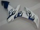 04-06 White Blue Flame Yamaha YZF R1 Motorcycle Fairings 04-06 White Blue Flame Yamaha YZF R1 Motorcycle Fairings