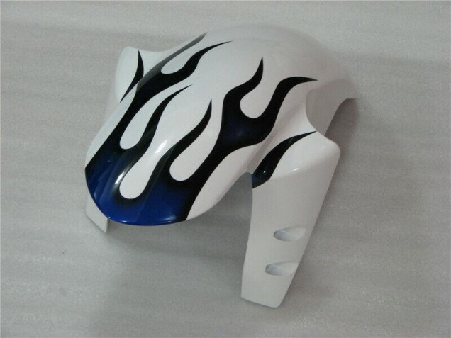 04-06 White Blue Flame Yamaha YZF R1 Motorcycle Fairings 04-06 White Blue Flame Yamaha YZF R1 Motorcycle Fairings