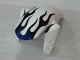 04-06 White Blue Flame Yamaha YZF R1 Motorcycle Fairings 04-06 White Blue Flame Yamaha YZF R1 Motorcycle Fairings