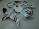 04-06 White Red Flame Yamaha YZF R1 Motorcycle Fairings 04-06 White Red Flame Yamaha YZF R1 Motorcycle Fairings
