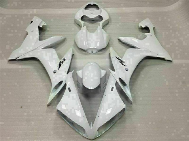 04-06 White Yamaha YZF R1 Motorcycle Fairings 04-06 White Yamaha YZF R1 Motorcycle Fairings