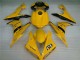 04-06 Yellow Yamaha YZF R1 Motorcycle Fairings 04-06 Yellow Yamaha YZF R1 Motorcycle Fairings
