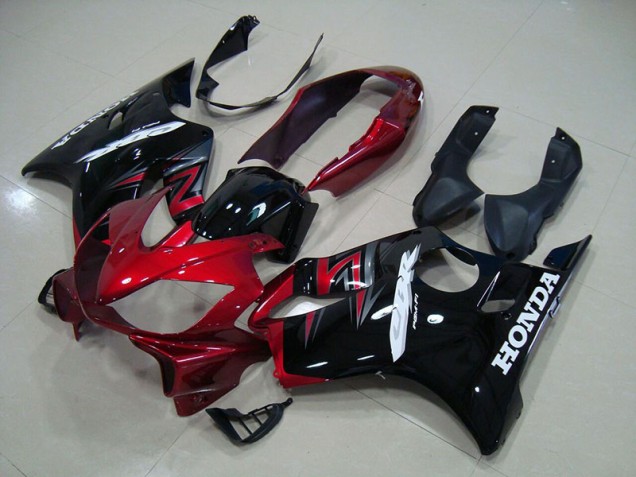04-07 Black Red Honda CBR600 F4i Motorcycle Bodywork 04-07 Black Red Honda CBR600 F4i Motorcycle Bodywork