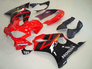 04-07 Red Black Red Tail Honda CBR600 F4i Motorcycle Fairings