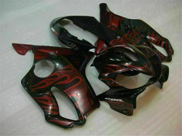 04-07 Red Flame Honda CBR600 F4i Motorcycle Fairings 04-07 Red Flame Honda CBR600 F4i Motorcycle Fairings