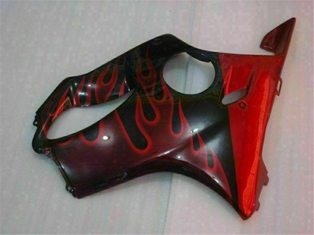 04-07 Red Flame Honda CBR600 F4i Motorcycle Fairings 04-07 Red Flame Honda CBR600 F4i Motorcycle Fairings