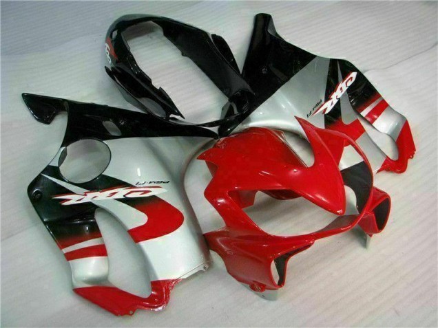 04-07 Red Silver Honda CBR600 F4i Motorcycle Fairing 04-07 Red Silver Honda CBR600 F4i Motorcycle Fairing