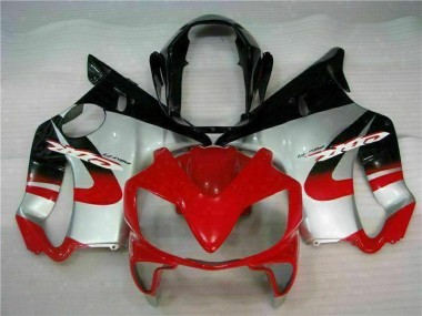 04-07 Red Silver Honda CBR600 F4i Motorcycle Fairing