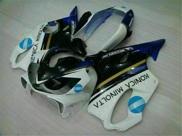 04-07 White Black Honda CBR600 F4i Motorcycle Fairing 04-07 White Black Honda CBR600 F4i Motorcycle Fairing