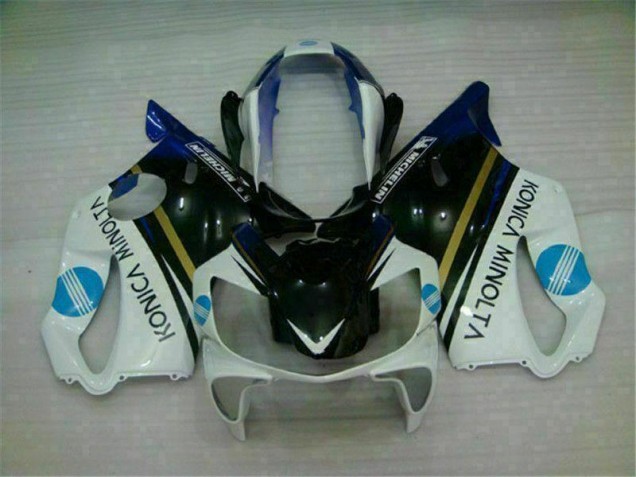 04-07 White Black Honda CBR600 F4i Motorcycle Fairing 04-07 White Black Honda CBR600 F4i Motorcycle Fairing