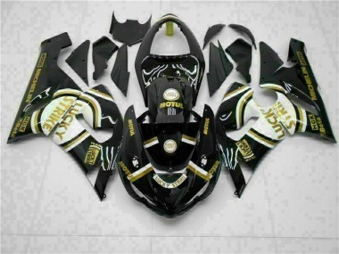05-06 Black Kawasaki ZX6R Motorcycle Fairing