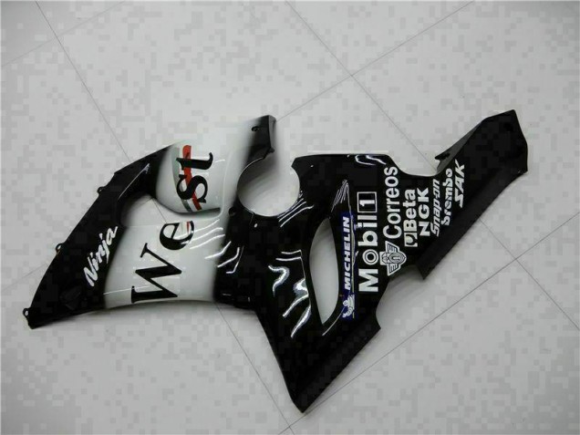 05-06 Black Kawasaki ZX6R Motorcycle Fairings 05-06 Black Kawasaki ZX6R Motorcycle Fairings